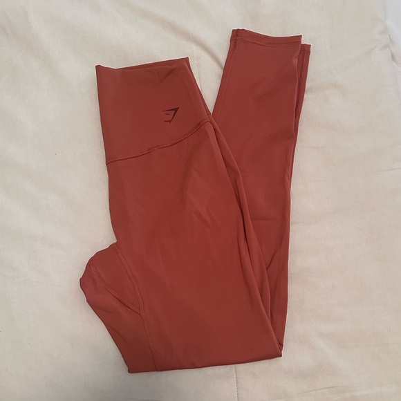 Gymshark Elevate Leggings, Rust Red, Size Small - Picture 5 of 6